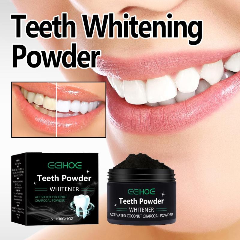Teeth Whitening With Baking Soda - Proszek do wybielania zębów z węglem