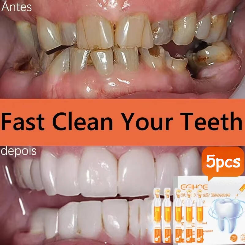 Teeth Whitening With Baking Soda - Szybkie Serum do Łagodzenia Zaniku Dziąseł,