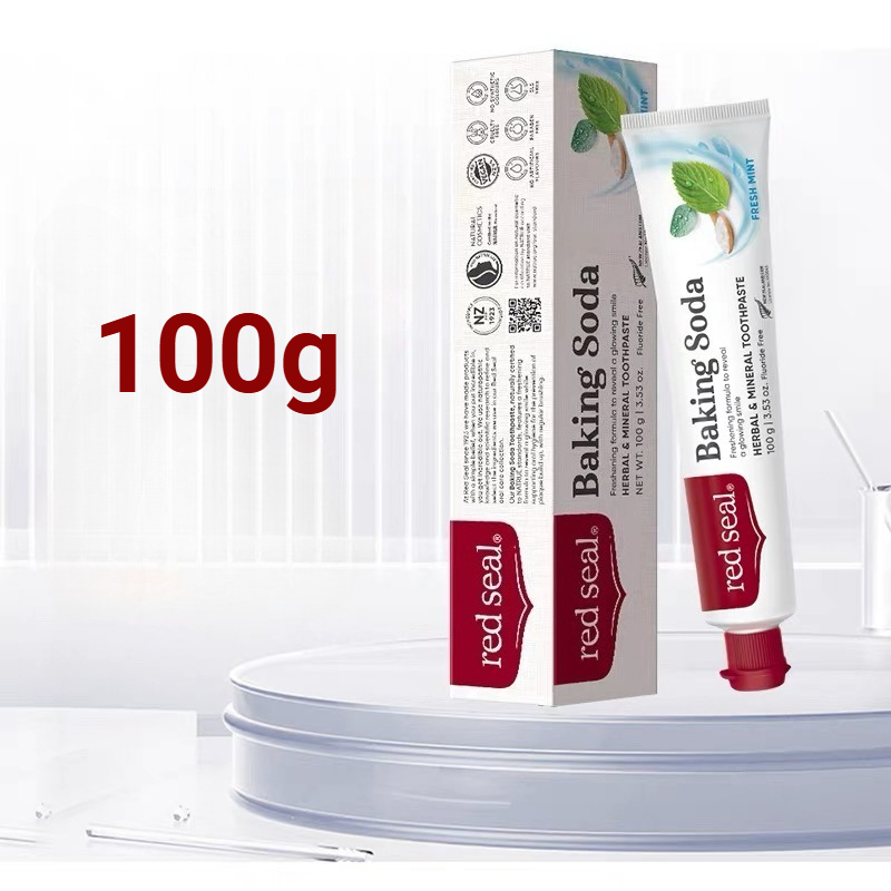 Teeth Whitening With Baking Soda - Pasta do zębów Red Seal New