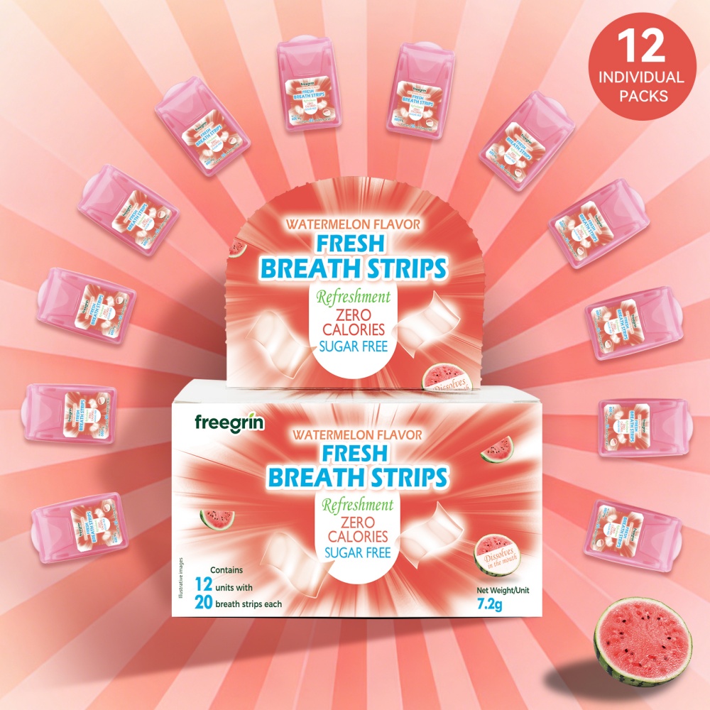 Teeth Whitening In Office - FREEGRIN Odświeżacz do ust o smaku