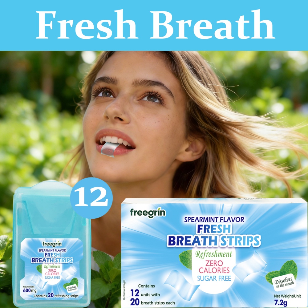 Teeth Whitening In Office - FREEGRIN Paski do ust o smaku