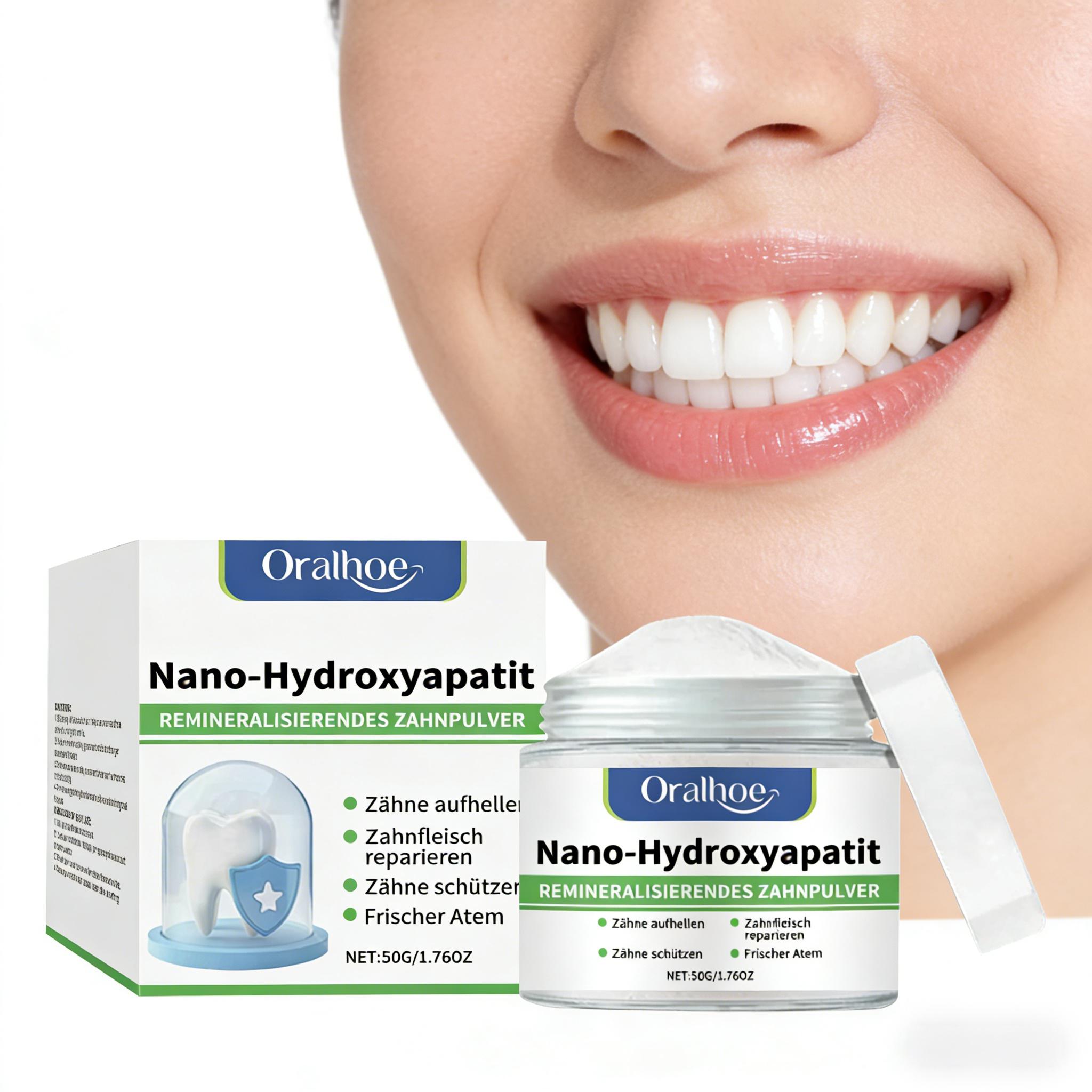 Teeth Whitening Q&M - Proszek do wybielania zębów Oralhoe, głęboko