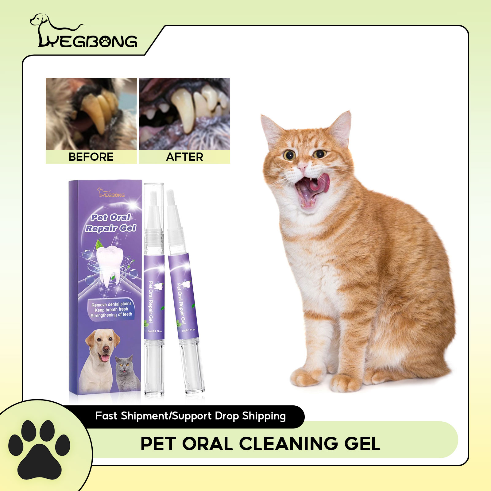 Teeth Whitening Q&M - Żel do naprawy jamy ustnej dla