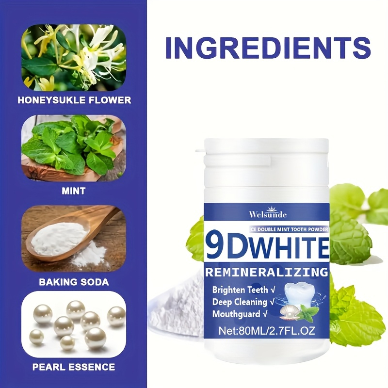 Puder do zębów 9D White Remine – Teeth Whitening Q&M recenzja i cena