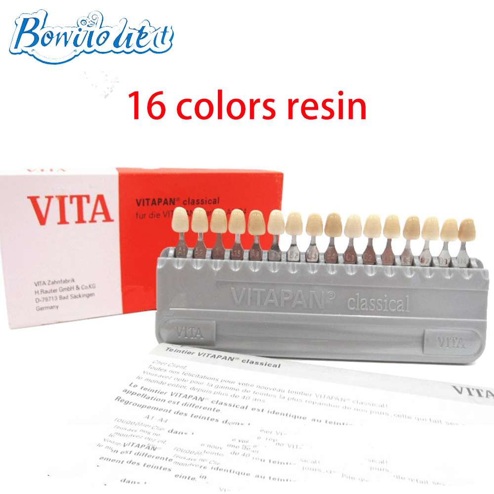 VITA 16 Kolorów Przyrząd do Od – Teeth Whitening Shade Guide recenzja i cena