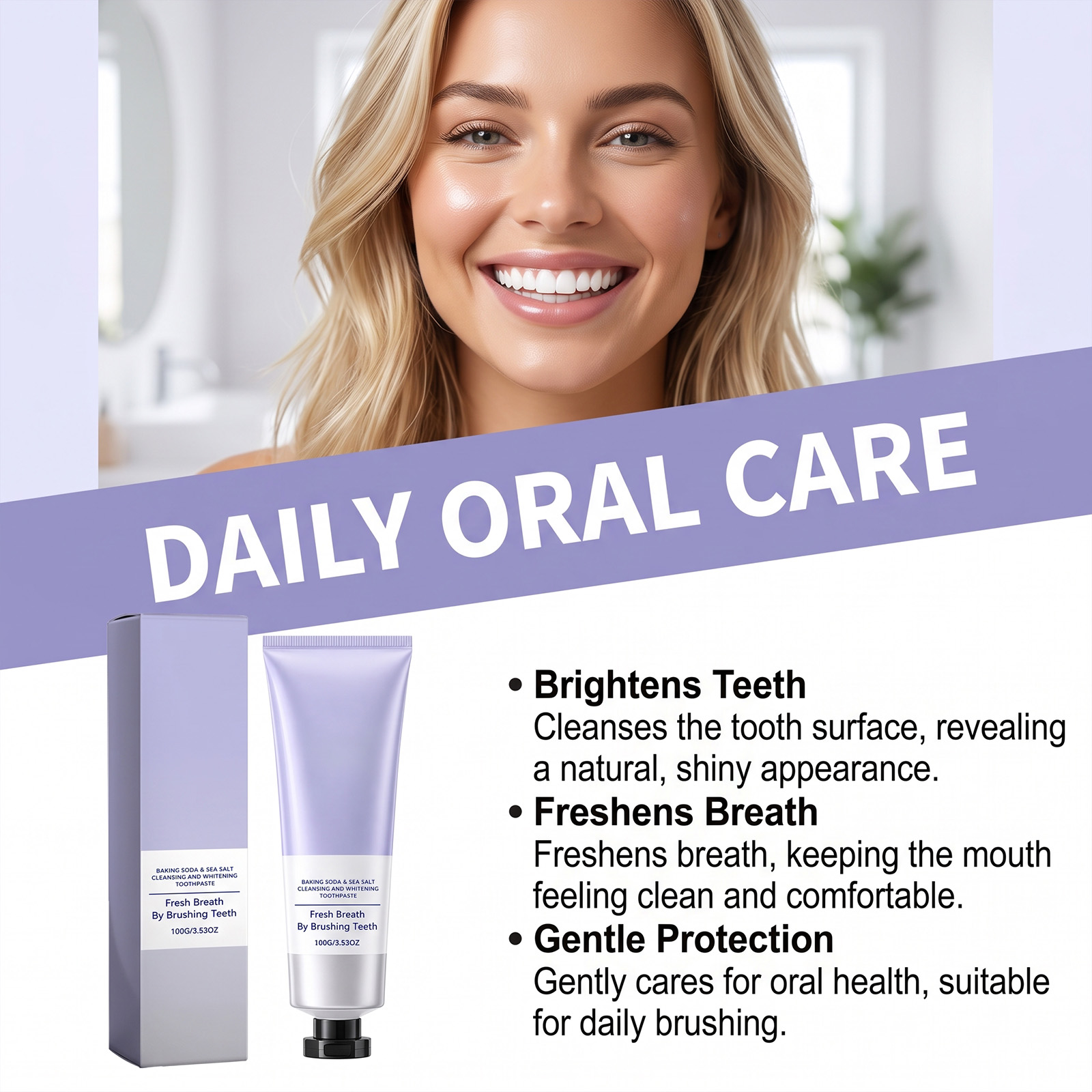 Pasta do zębów z solą morską i – Teeth Whitening With Baking Soda recenzja i cena