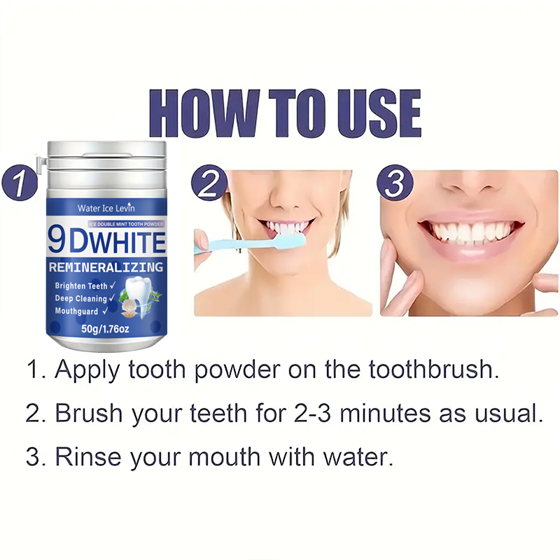 Proszek do zębów 9D White Ice  – Teeth Whitening With Baking Soda recenzja i cena
