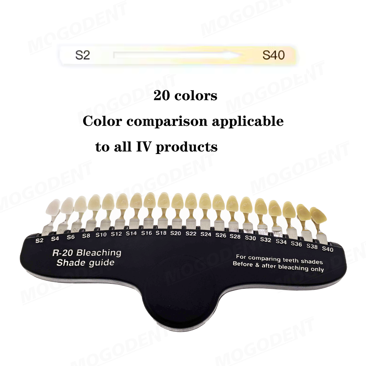 Kolorowy przewodnik do porówny – Teeth Whitening Shade Guide recenzja i cena