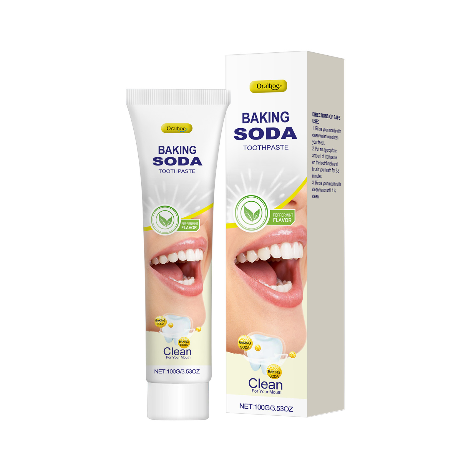 Pasta do zębów z sodą kiszelną – Teeth Whitening With Baking Soda recenzja i cena