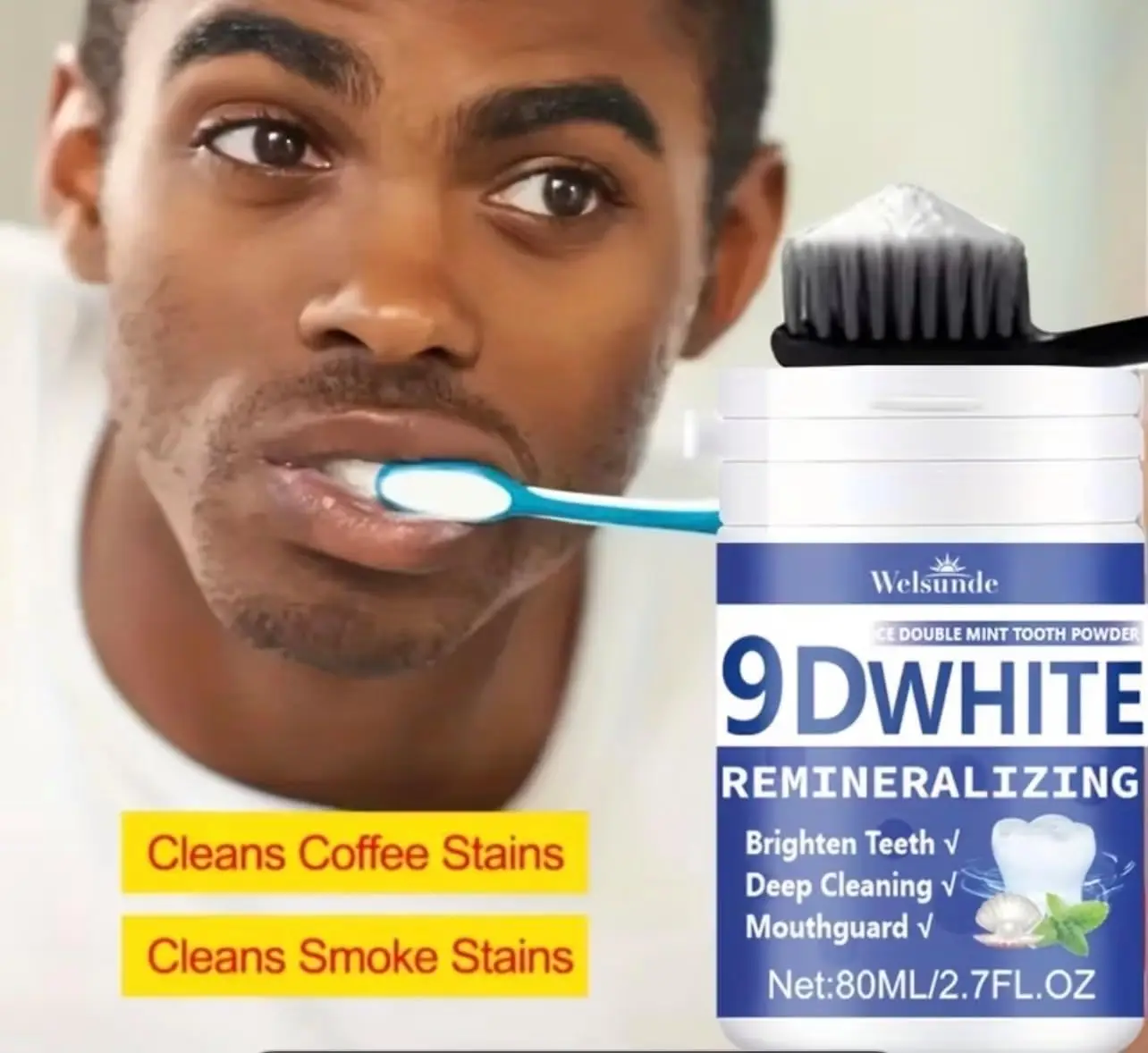 9D Biały Proszek do Zębów z Hy – Teeth Whitening Q&M recenzja i cena