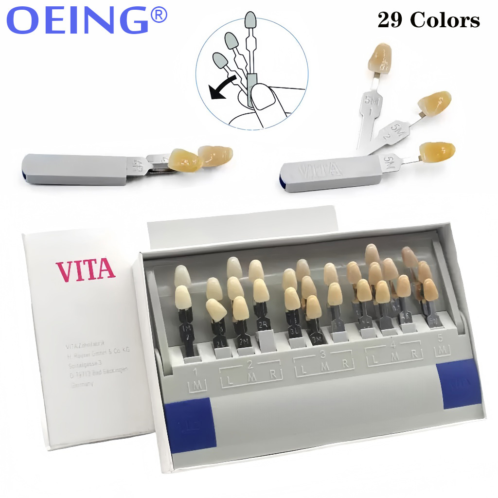 29/16 Kolorów Przyrząd do Ozna – Teeth Whitening Shade Guide recenzja i cena