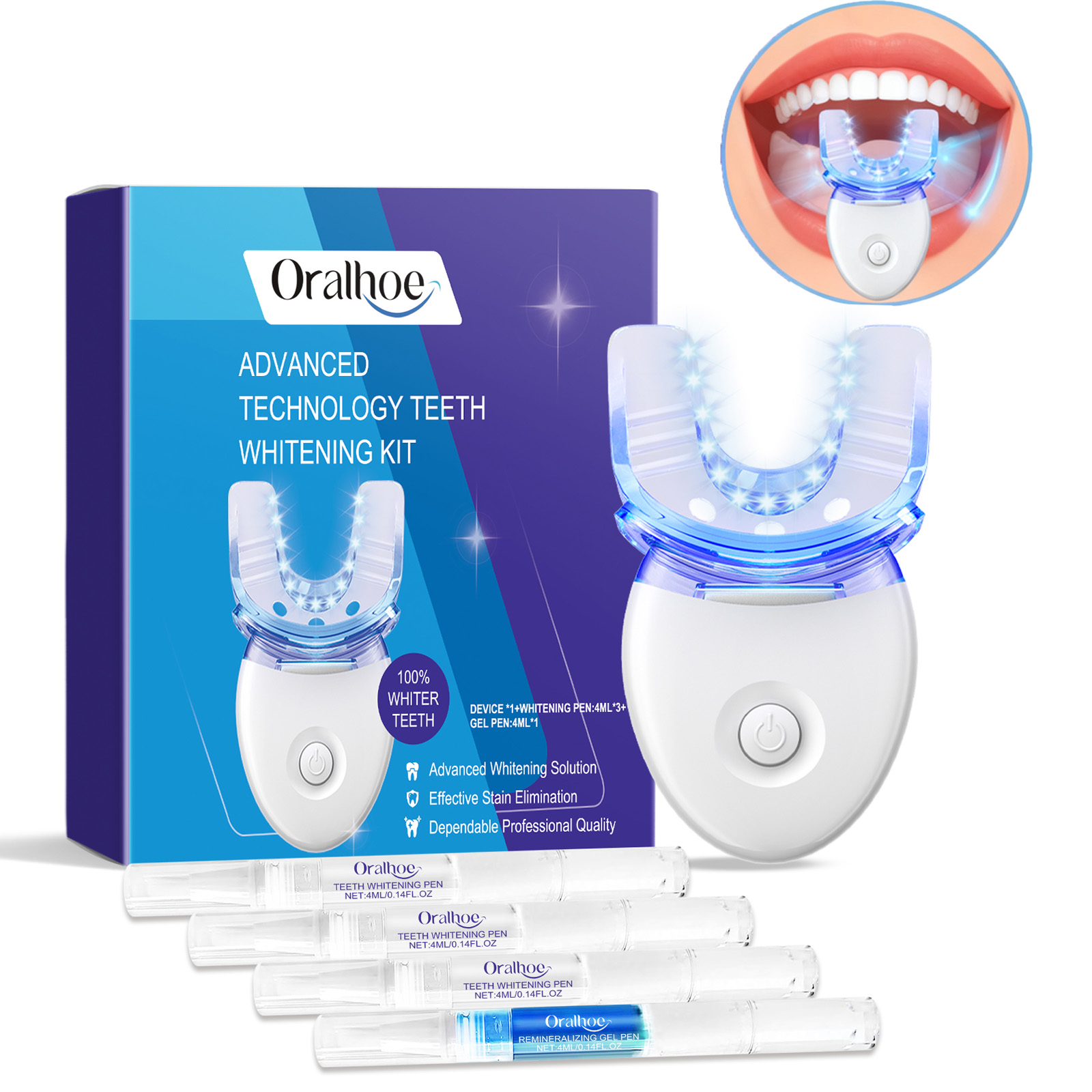 Profesjonalny zestaw do wybiel – Teeth Whitening Q&M recenzja i cena