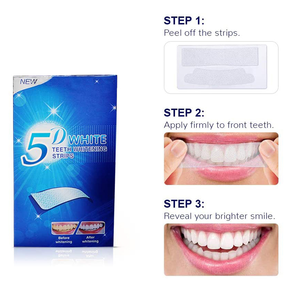 Paski do wybielania zębów 5D,  – Teeth Whitening In Office recenzja i cena
