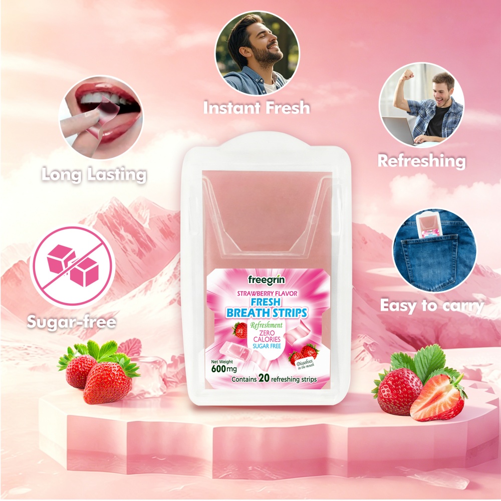 Odświeżacz oddechu Cool Strawb – Teeth Whitening In Office recenzja i cena